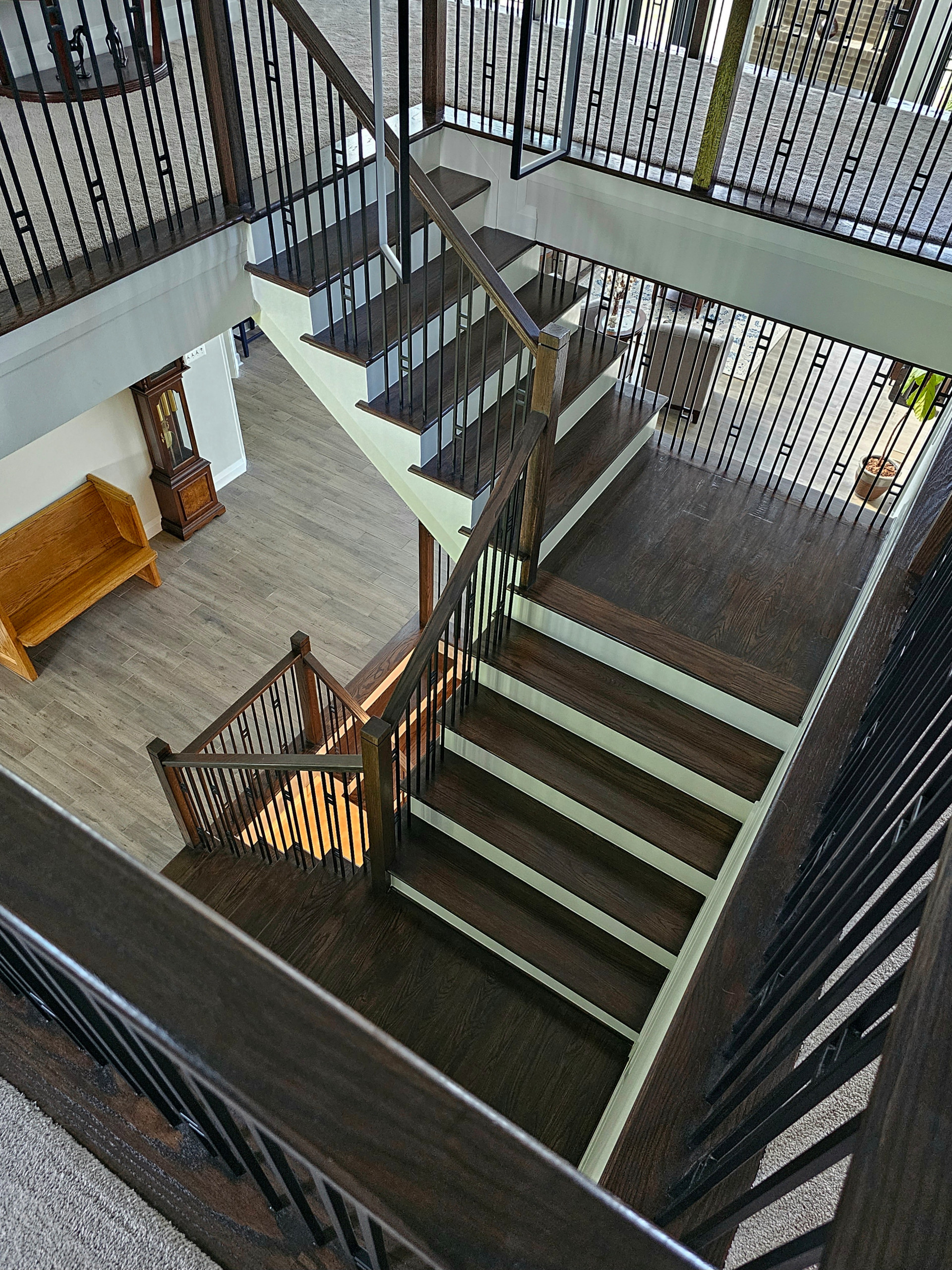 109_Impressive Floating Staircase in Countryside Retreat, Upper Marlboro, MD