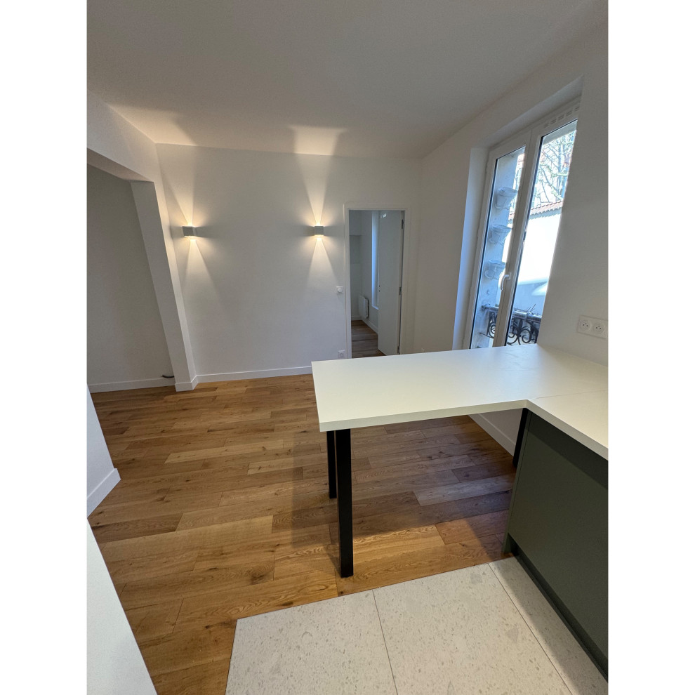 Projet Père Lachaise, rénovation d'un appartement de 34m2
