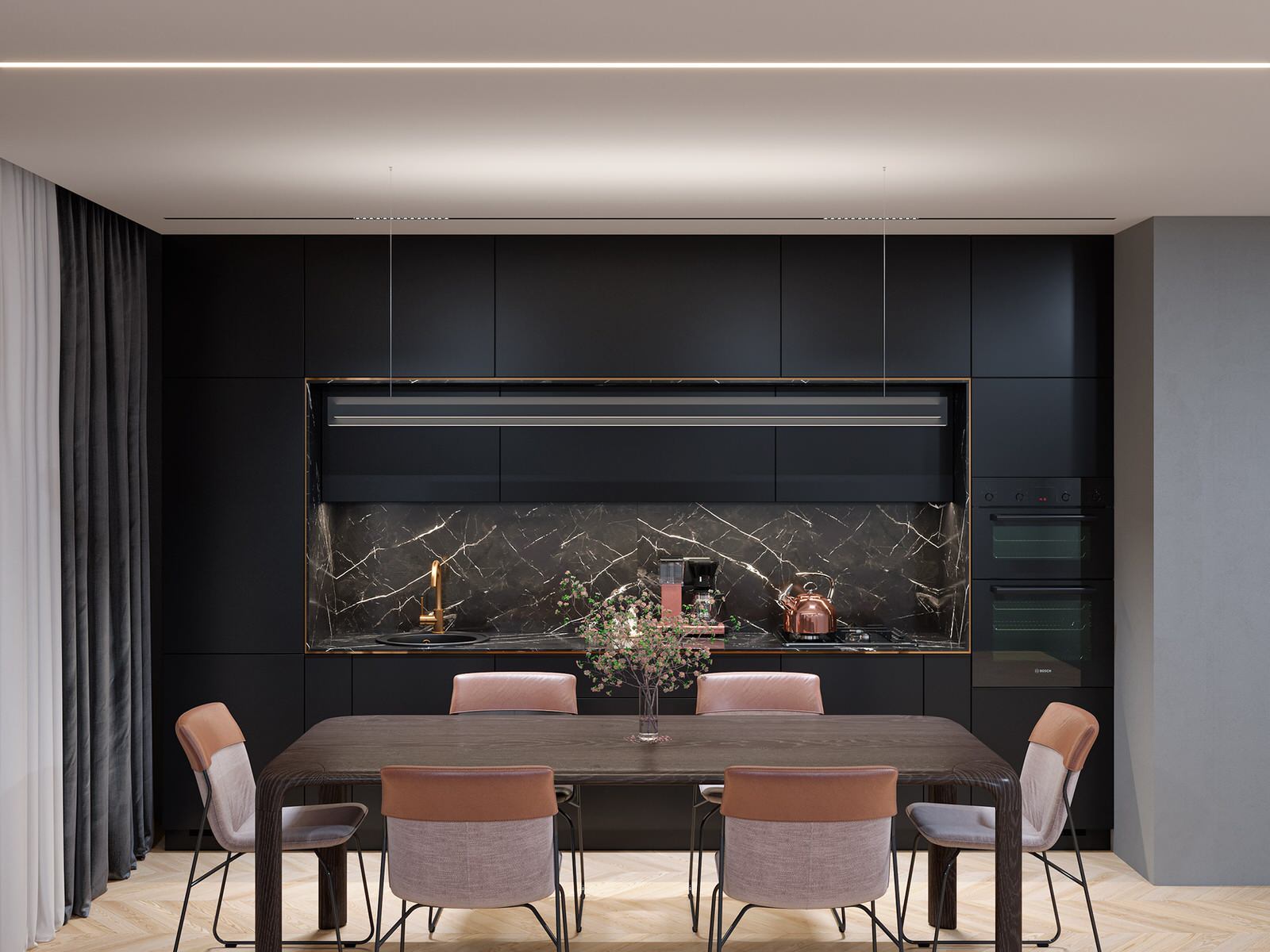 Kitchen in Scandinavia Residential Complex