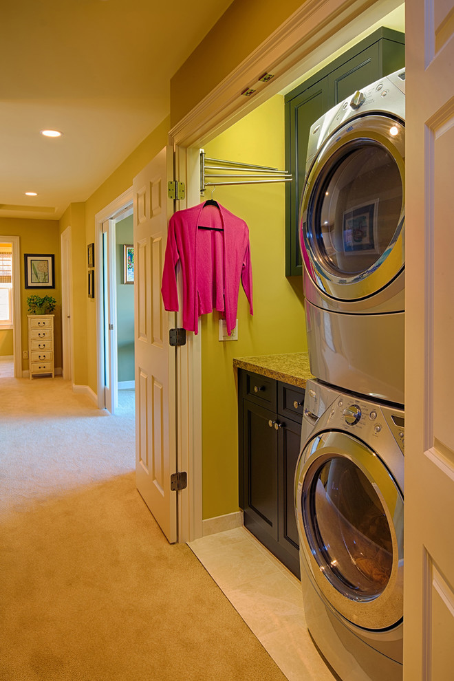 Traditional laundry room in Minneapolis.