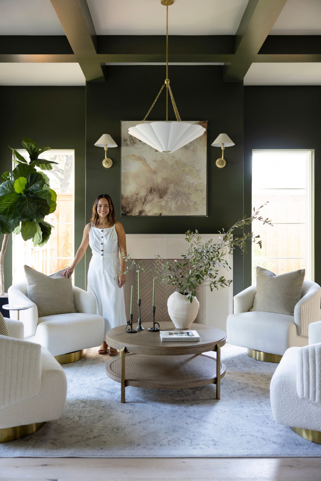 Spec Home - Dallas, TX - Transitional - Living Room - San Francisco ...