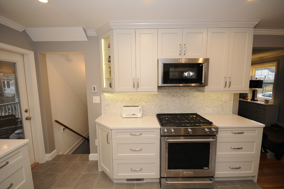 Example of a transitional kitchen design in DC Metro