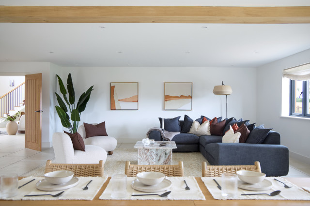Industrial Barn Conversion contemporary-living-room