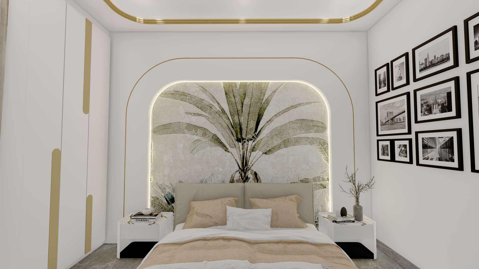 Modern Master Bedroom Redesign in Hampstead