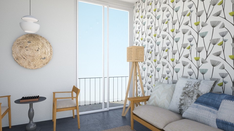 Скандинавская гостиная