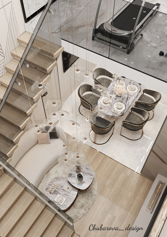 Второй свет двухуровневой квартиры в Москве