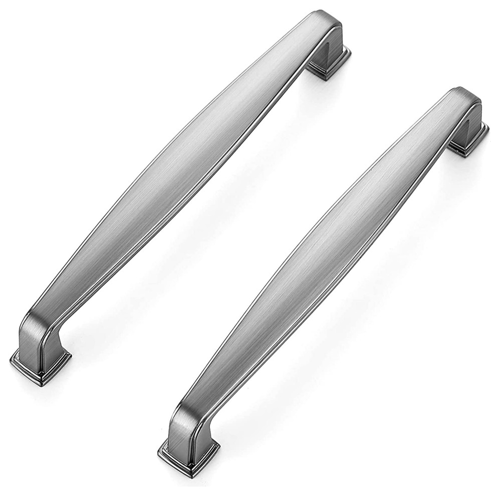 Brushed Nickel 5 Inch Kitchen Handles, Pack of 15