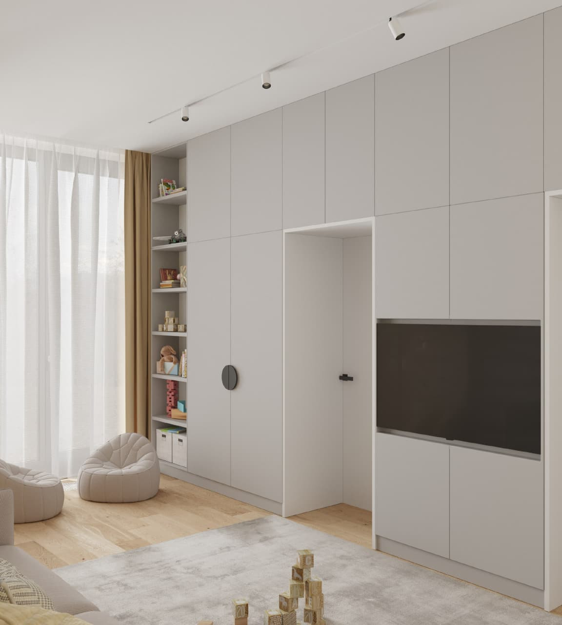 Дом в Репинских усадьбах. Игровая