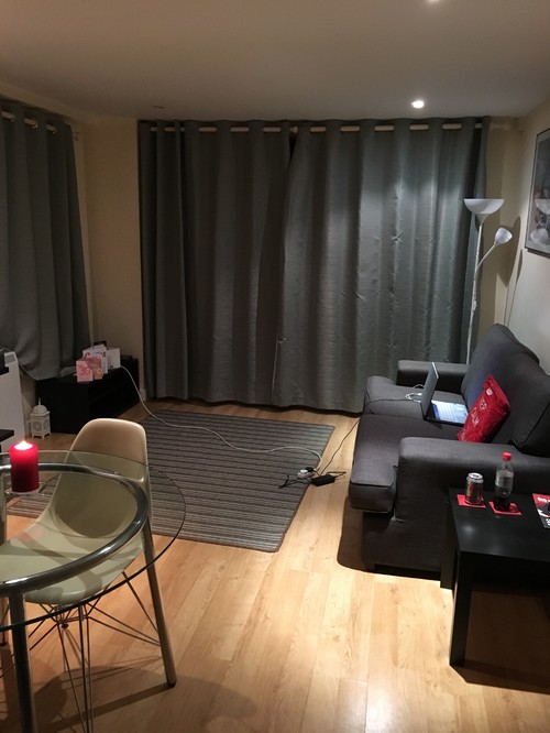 Advice Needed On Grey And Red Colour Scheme Of Living Room
