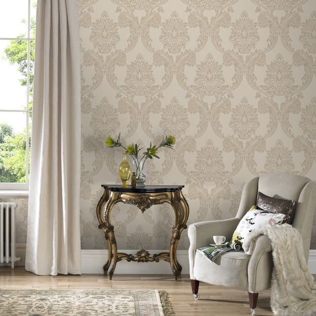 Regent Grey Wallpaper Victorian Wallpaper by Graham & Brown Houzz