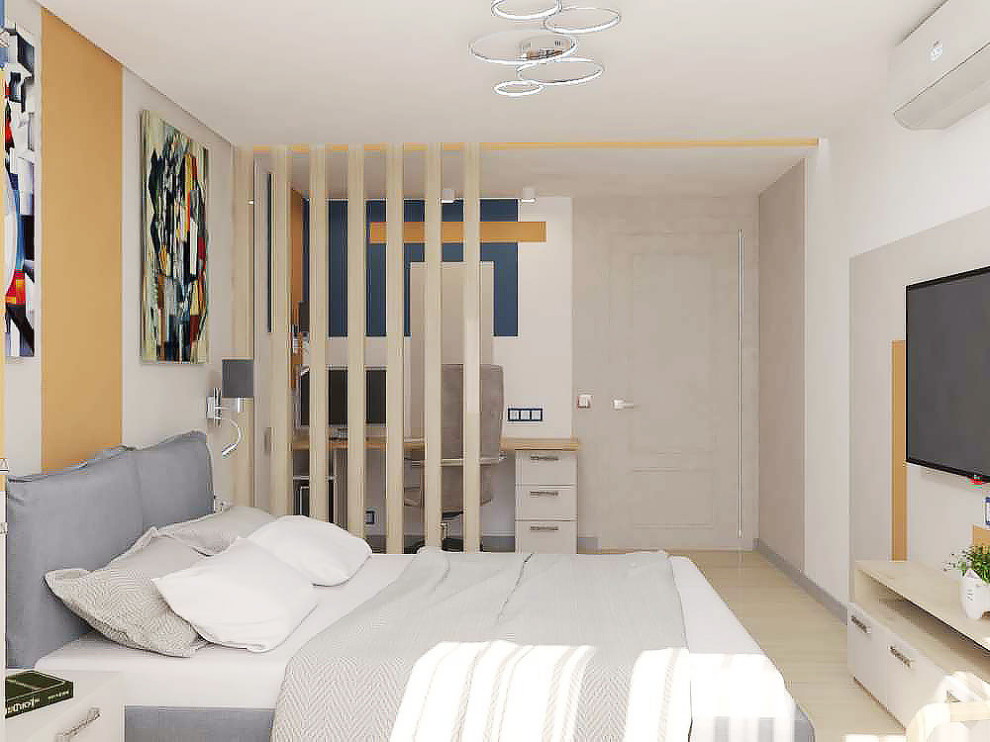 Квартира в г Бор, по мотивам Малевича и Кандинского