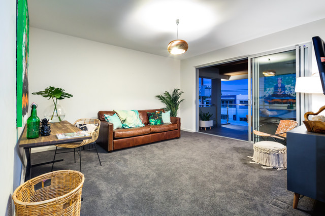 West Beach contemporary-living-room