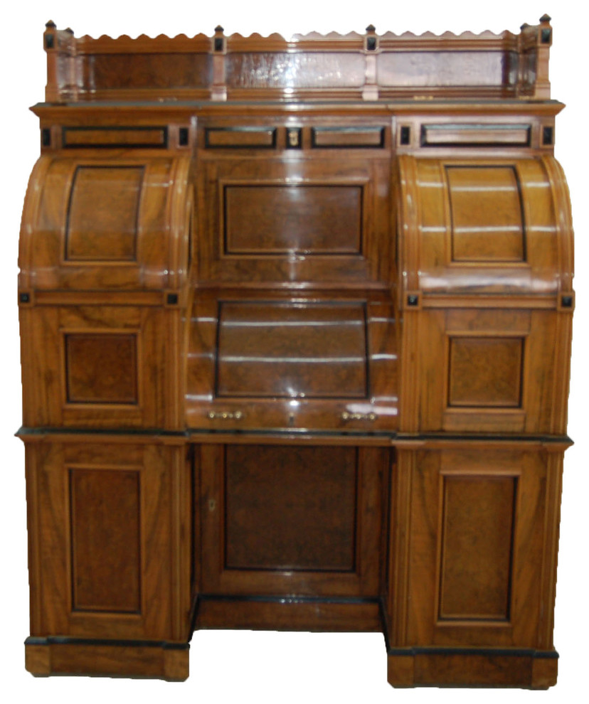 Consigned Moore Combination Patent Secretary desk, c. 1878