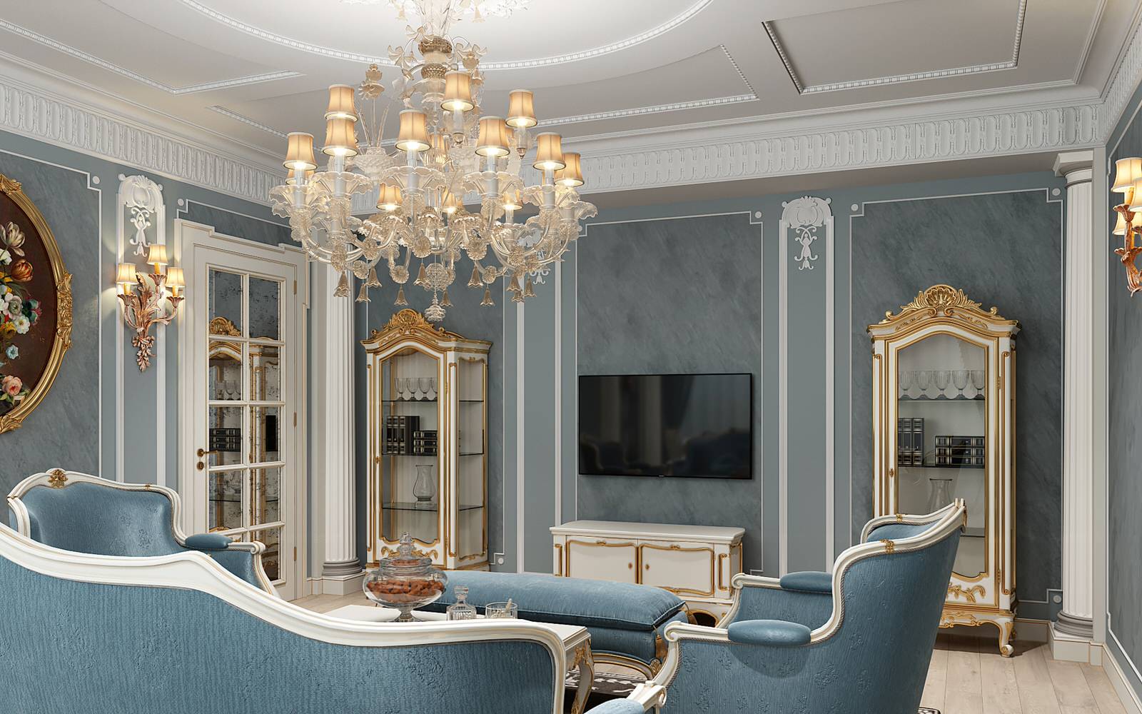 Гостиная в классическом стиле