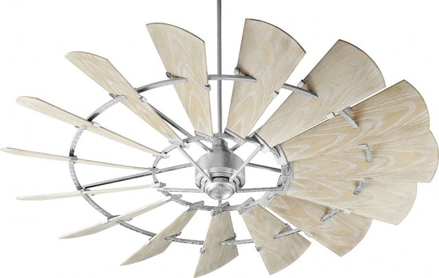 Windmill 72 Ceiling Fan Oiled Bronze Weathered Oak Blade