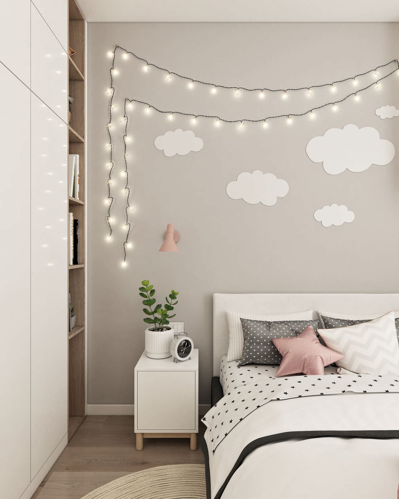 Интерьер квартиры 70 кв.м. для семьи с двумя детьми