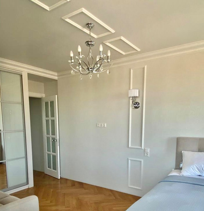 Двухкомнатная квартира в светлых тонах