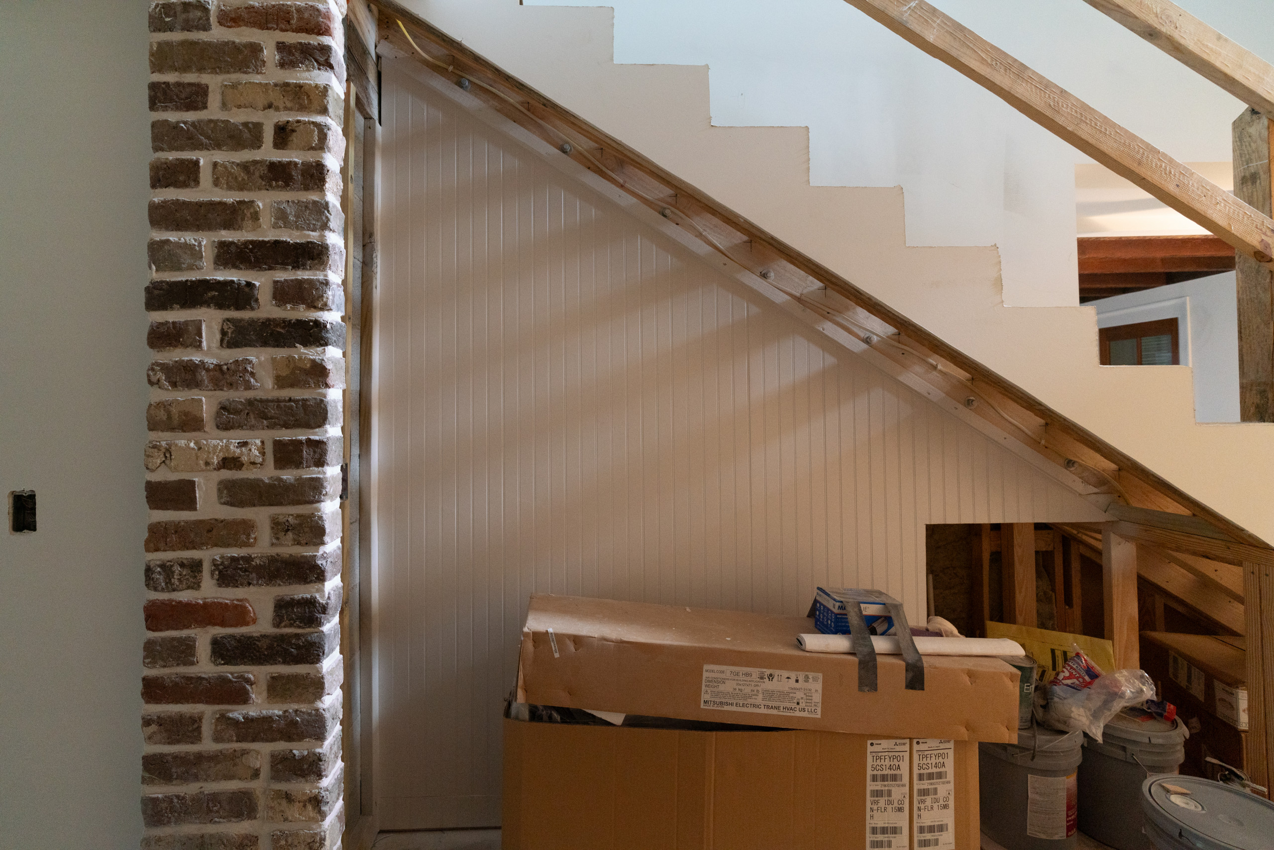 BEFORE Secret Stairway Auxiliary Kitchen