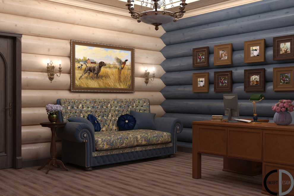 Готика в доме из бруса