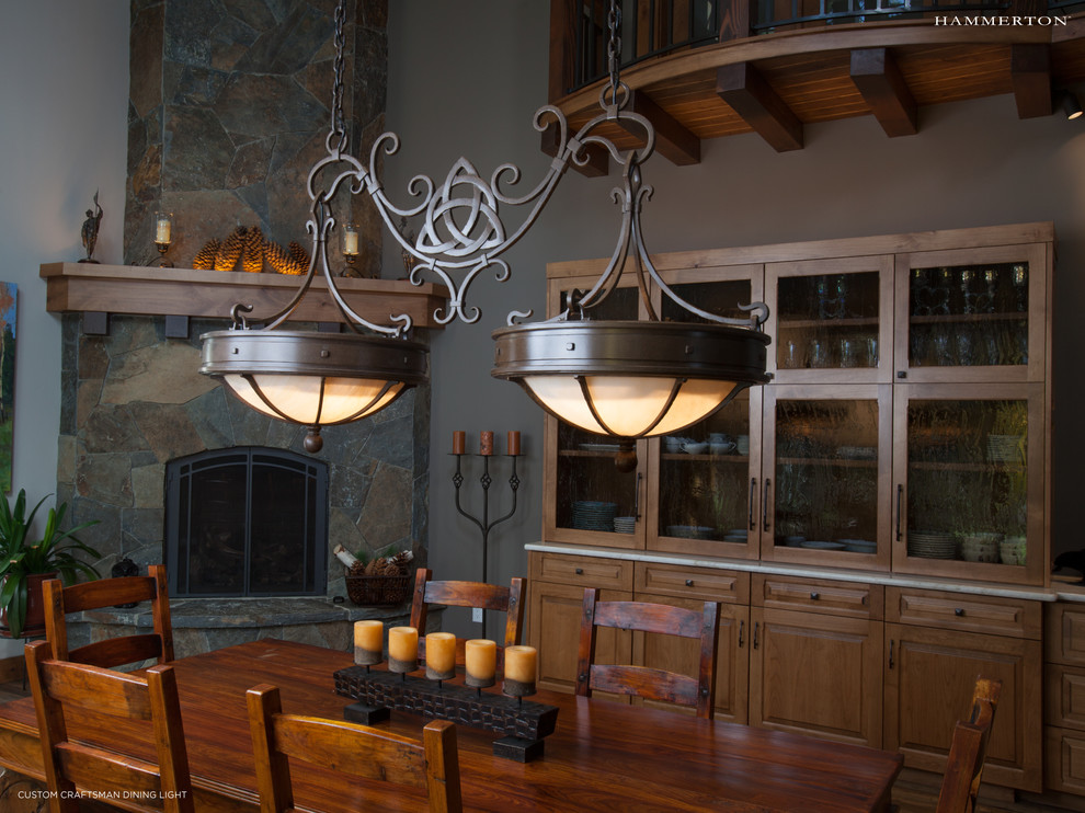 Design ideas for a country dining room in Sacramento.