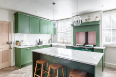 Kitchen Tour: Green and Pink Give This Room a Modern Country Feel
