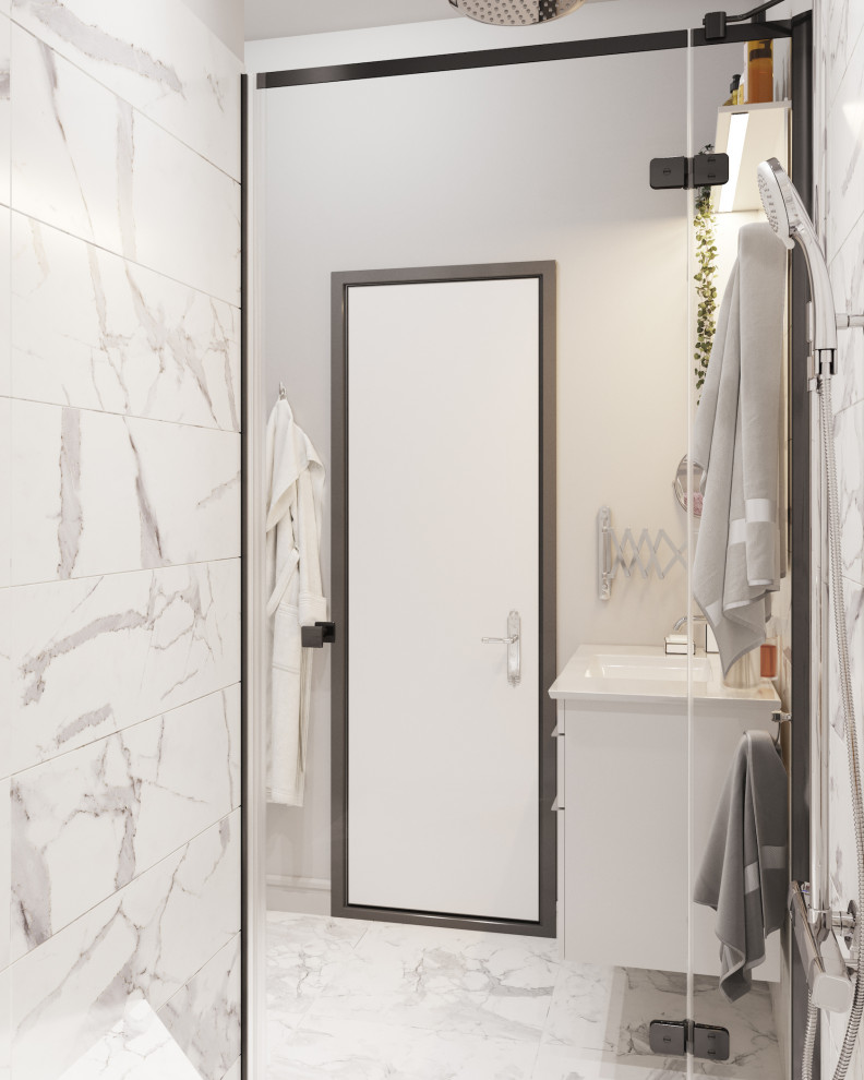 Контрастный белый