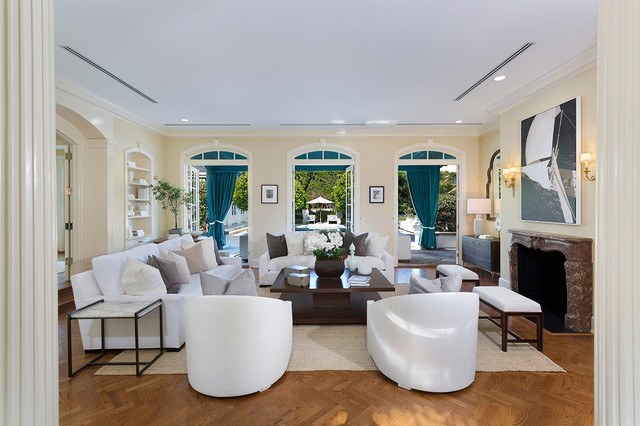 3500 Polo Drive | Gulf Stream, FL | Intracoastal Estates tropical-living-room