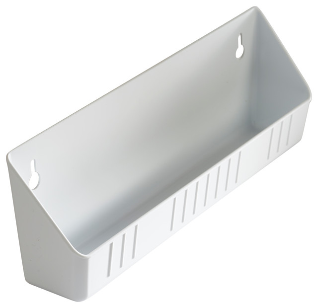 RevAShelf 11" Standard Tip Out Tray, White Contemporary Kitchen