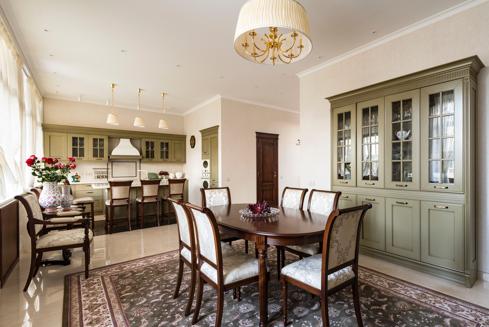 Зона кухни-столовой