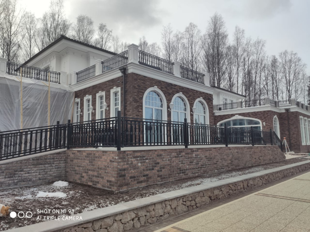 Дом в классическом стиле. Клинкерная плитка.