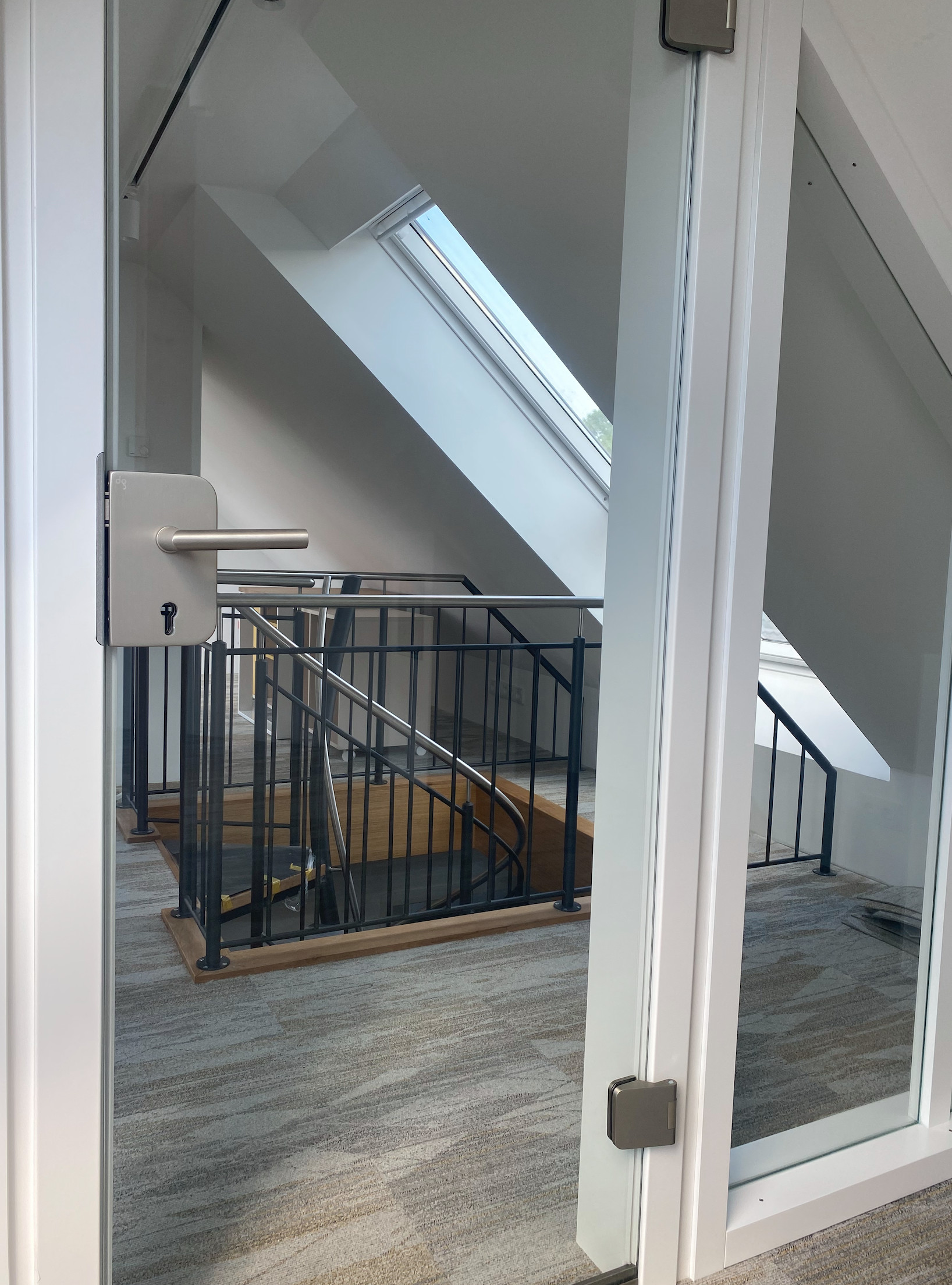 Dachumbau mit Wendeltreppe