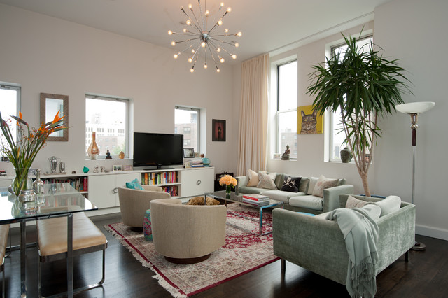Loft classique-chic-salon