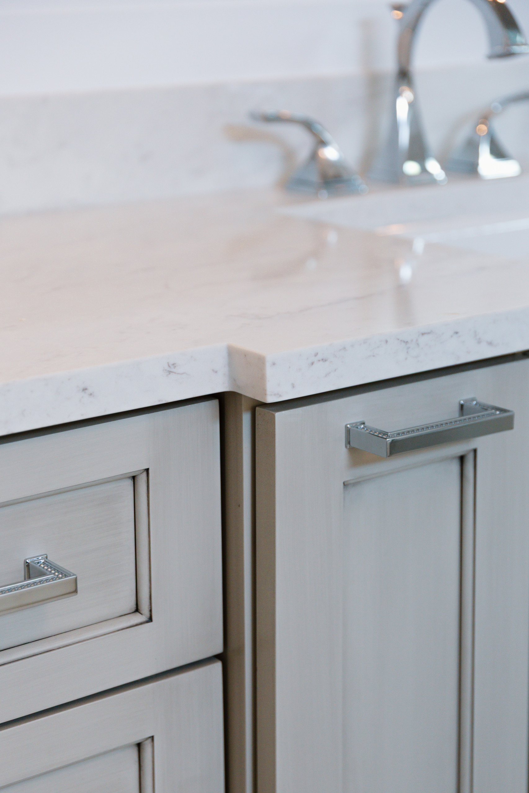 Counter Details and pull out cabinets