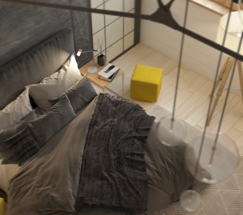 Дизайн проект интерьера в деревяном доме