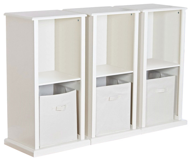 Modern Stacking Storage Unit Vertical Bookcase Bookshelf In