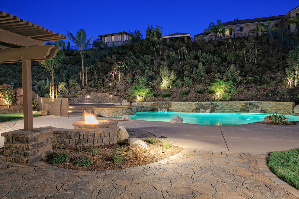 San Diego Residence Traditional Pool San Diego by Nick Martin