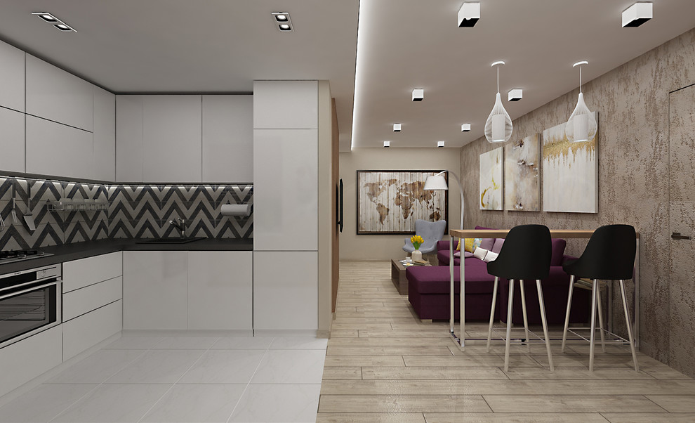 ДИЗАЙН-ПРОЕКТ ОДНОКОМНАТНОЙ КВАРТИРЫ «BURGUNDY»