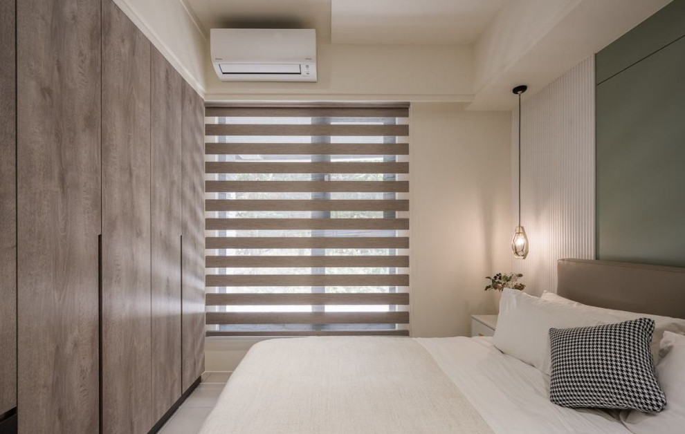 Благородные кремовые тона в современной квартире для большой семьи от L DESIGN