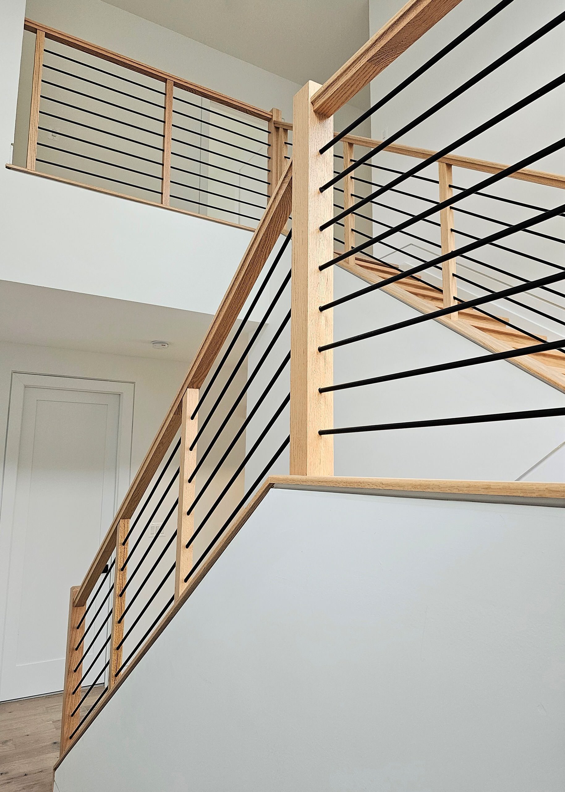 108_Red Oak Stairs in Light Filled Space, Fairfax, VA 22031