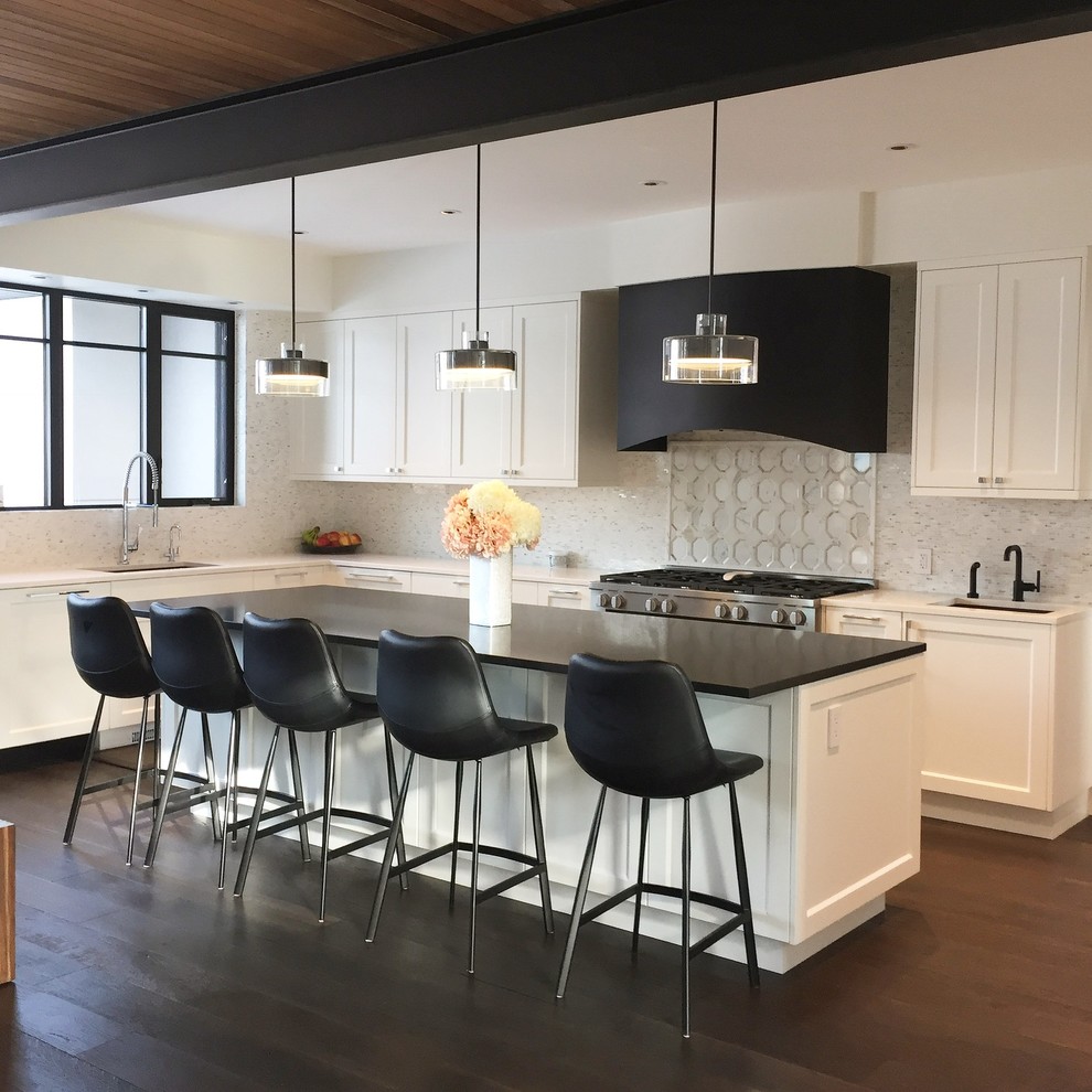 Kitchen - transitional kitchen idea in Edmonton