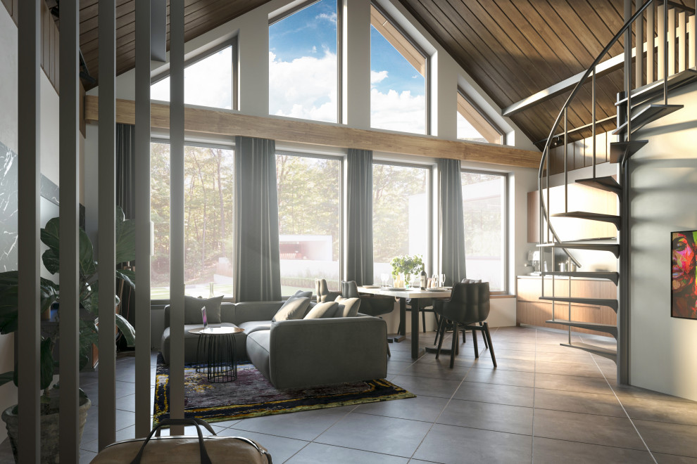 Разработка визуальной концепции шоурума (123 м2) для застройщика в г. Уфа