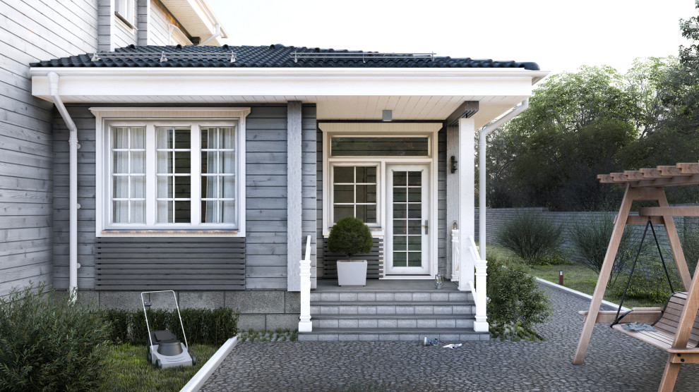 Проект Монтфорт Хаус 2-х этажный дом