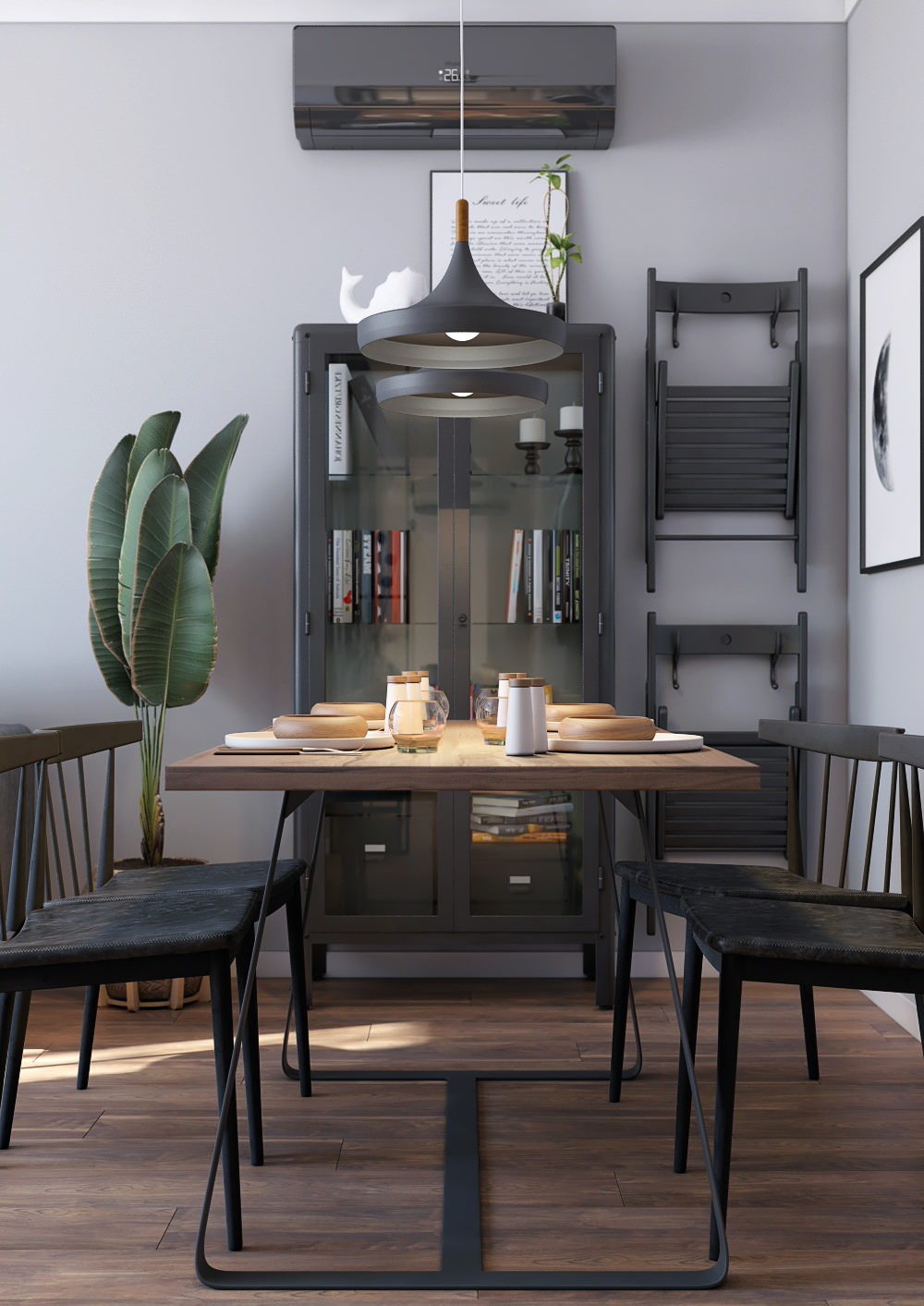 Двухкомнатная квартира в скандинавском стиле, Москва