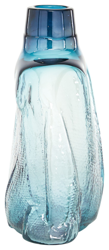 Modern Blue Glass Vase 83368