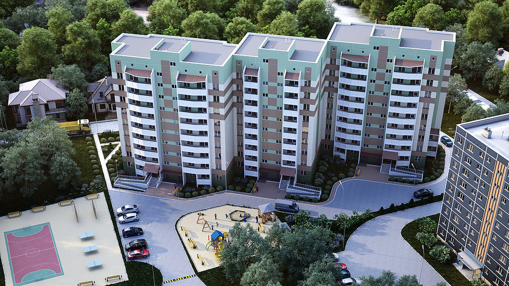 Холл, офисы, кабинеты, лестничный марш, фасады