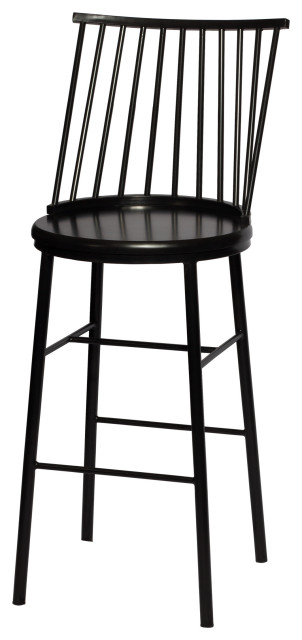 Steve Silver Frida Bar Chair Black