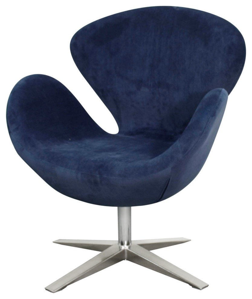 Beckett Swivel Chair, Midnight Blue