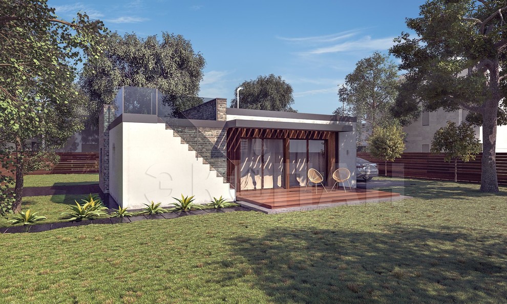 Компактный коттедж 56 кв.м.