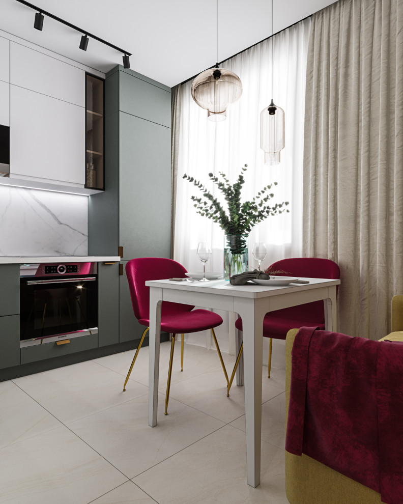 Проект однокомнатной квартиры 45,7 кв.м. в Москве