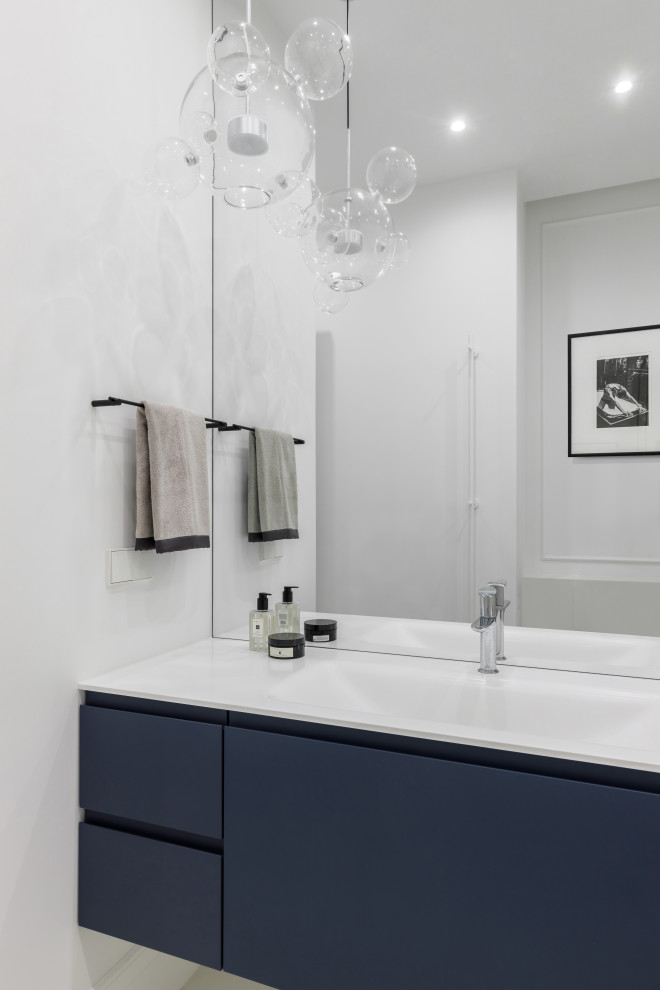 Ремонт двухкомнатной квартиры 50 м² для девушки в стиле неоклассика